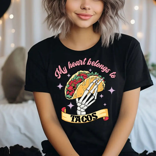 My Heart Belongs To Tacos Shirt