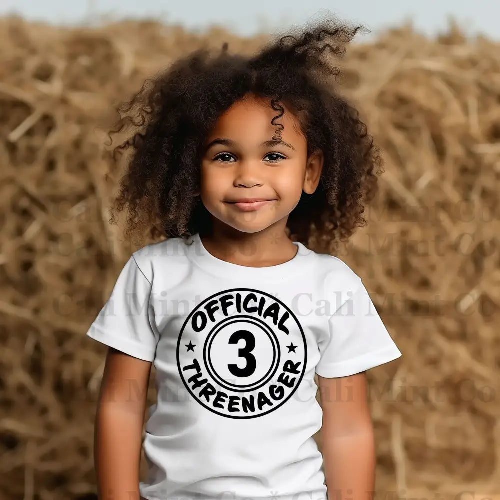 Official Threenager Child Shirt