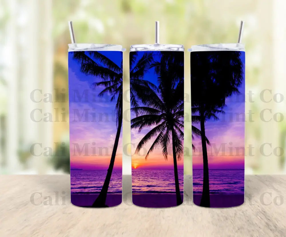 Ombre Sunset Tumbler Skinny Tumbler