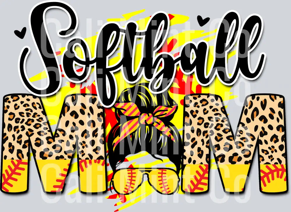 Rms0073-7 softball mom