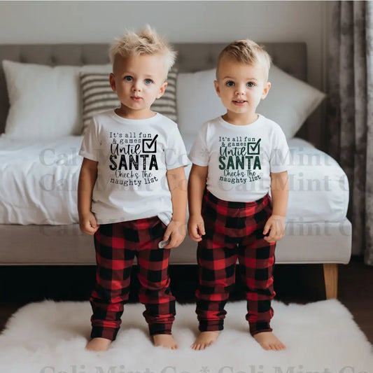 Santa’s Naughty List Child Shirt