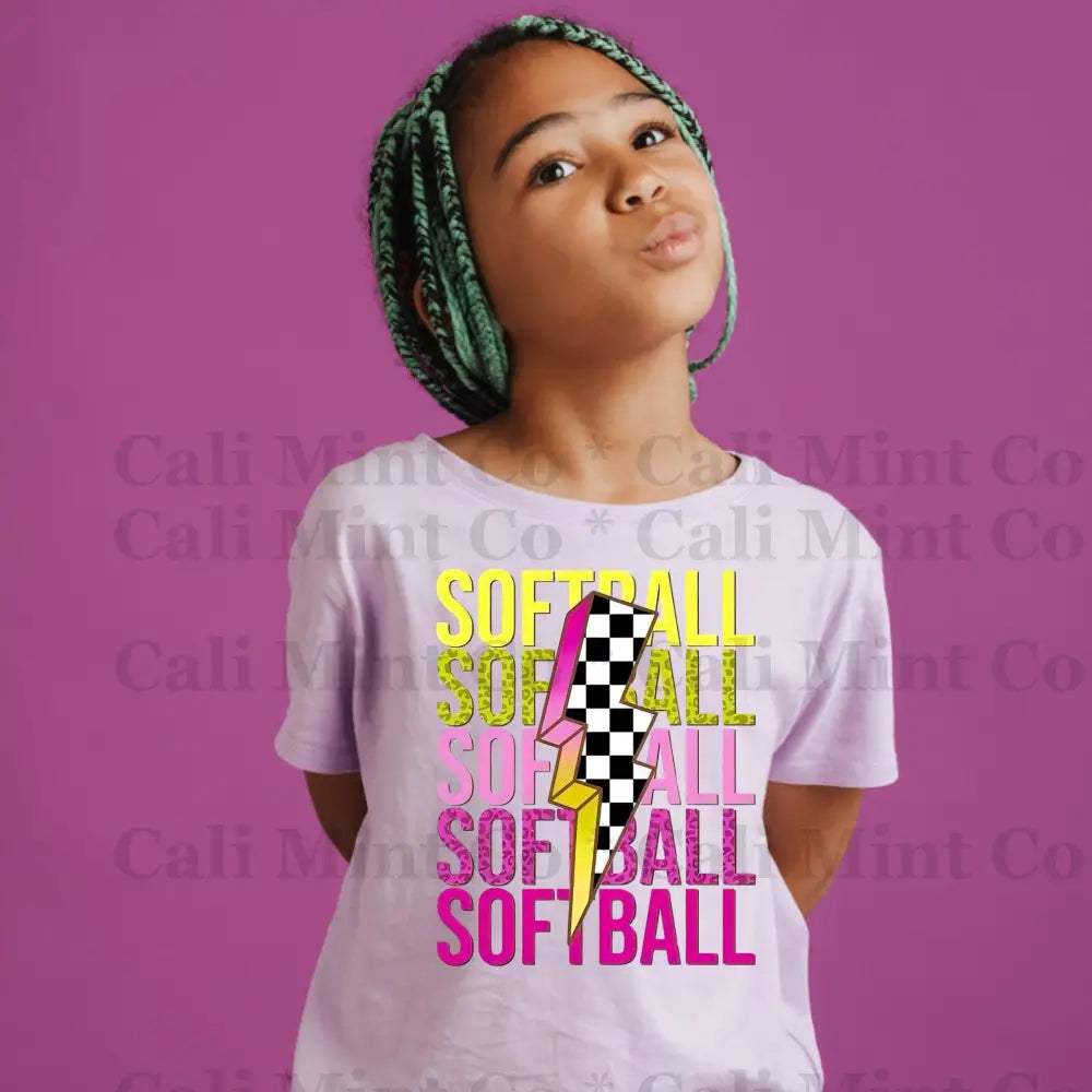 Softball Bolt Shirt