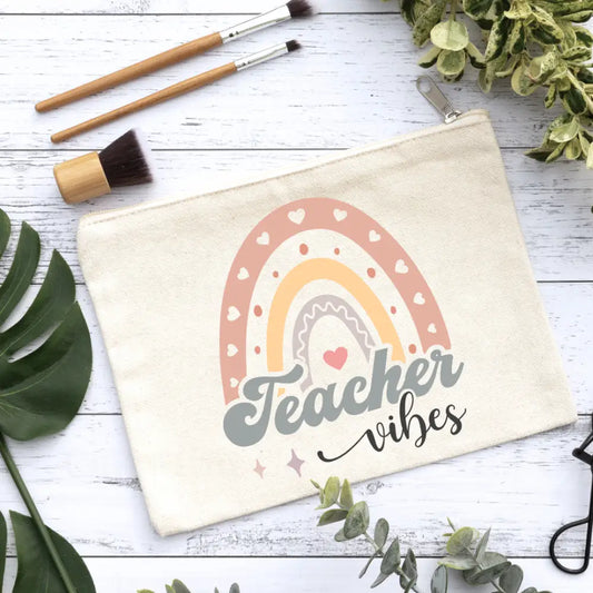 Teacher Canvas Makeup Bag Canvas Bag