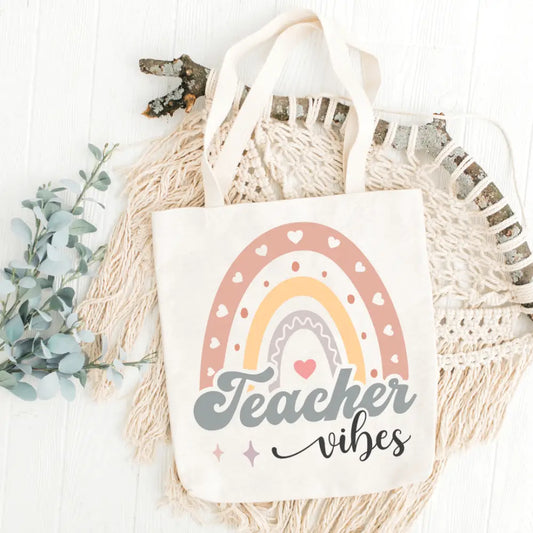 Teacher Pastel Colors 10 Tote Bag