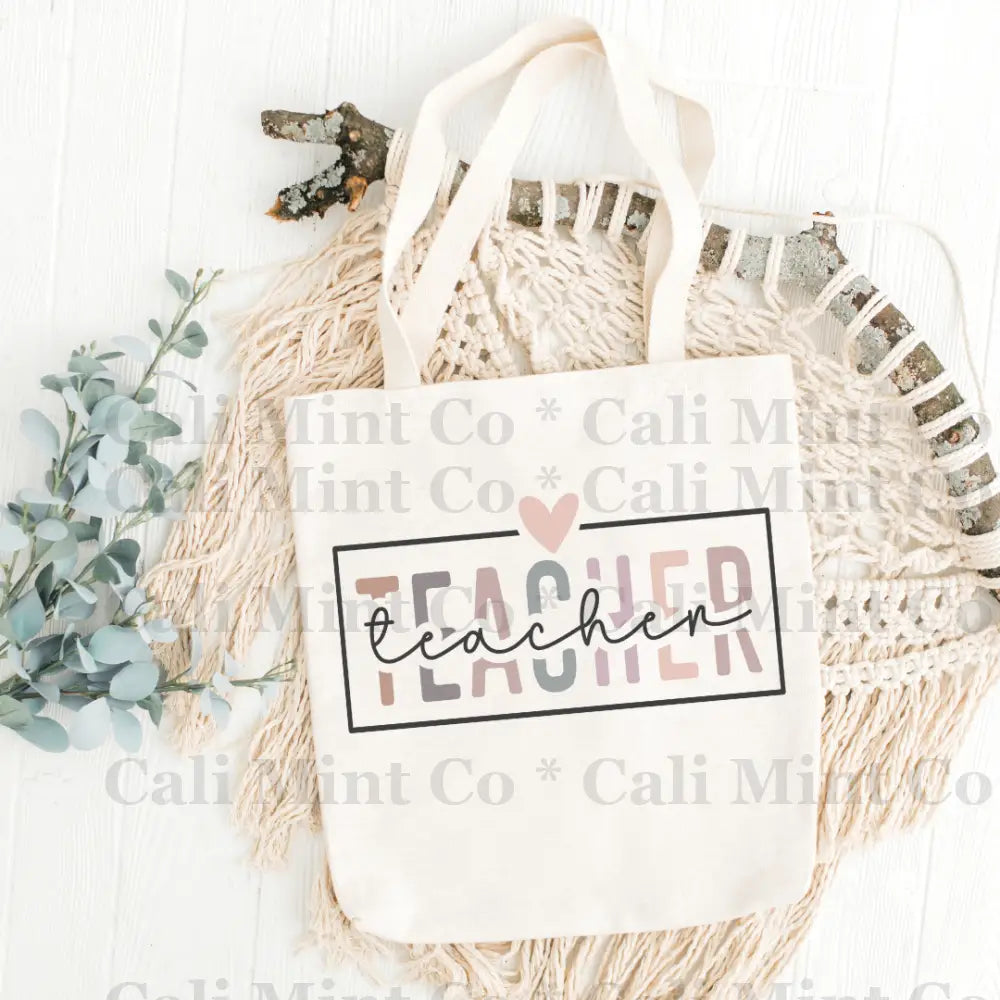 Teacher Pastel Colors 2 Tote Bag