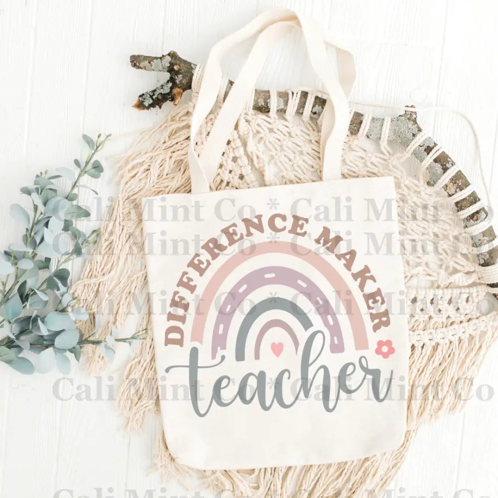 Teacher Pastel Colors 7 Tote Bag