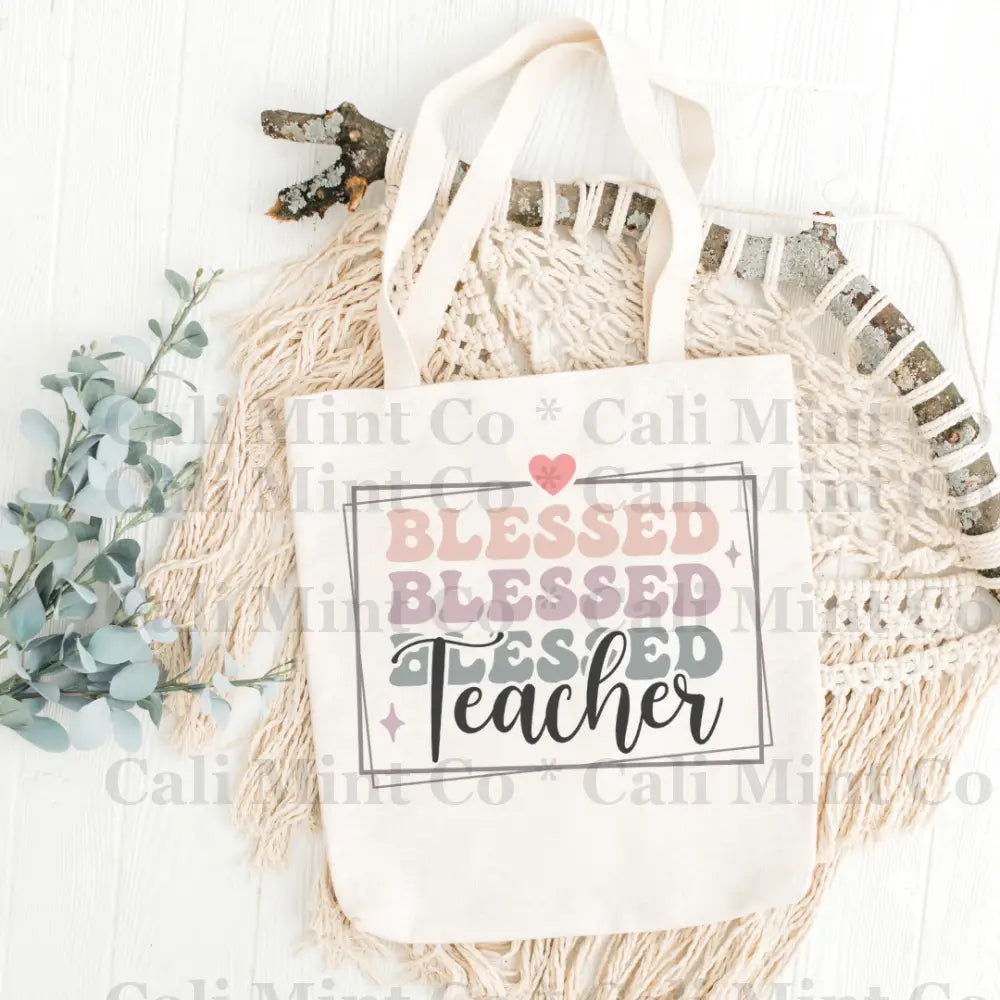 Teacher Pastel Colors 9 Tote Bag