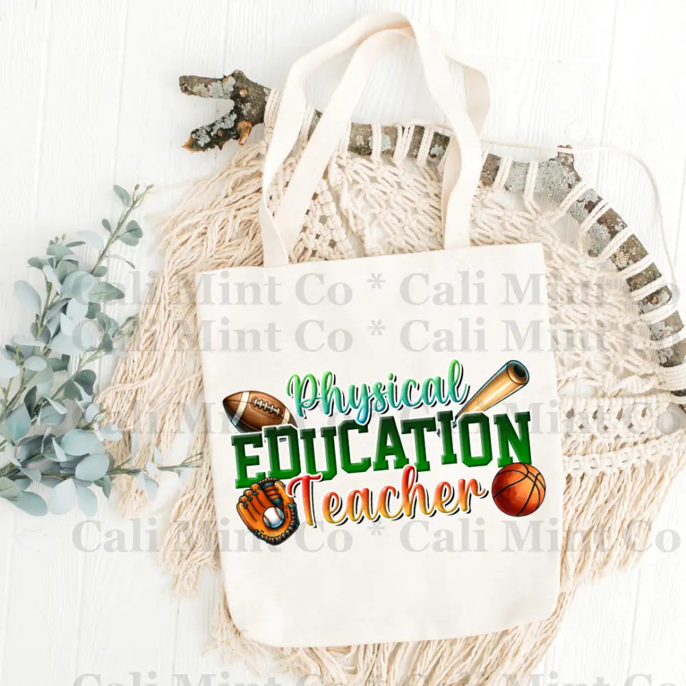 Teacher Pe Tote Bag