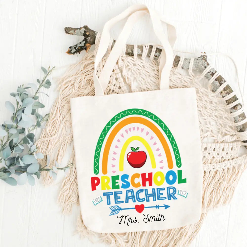 Teacher Preschool Tote Bag