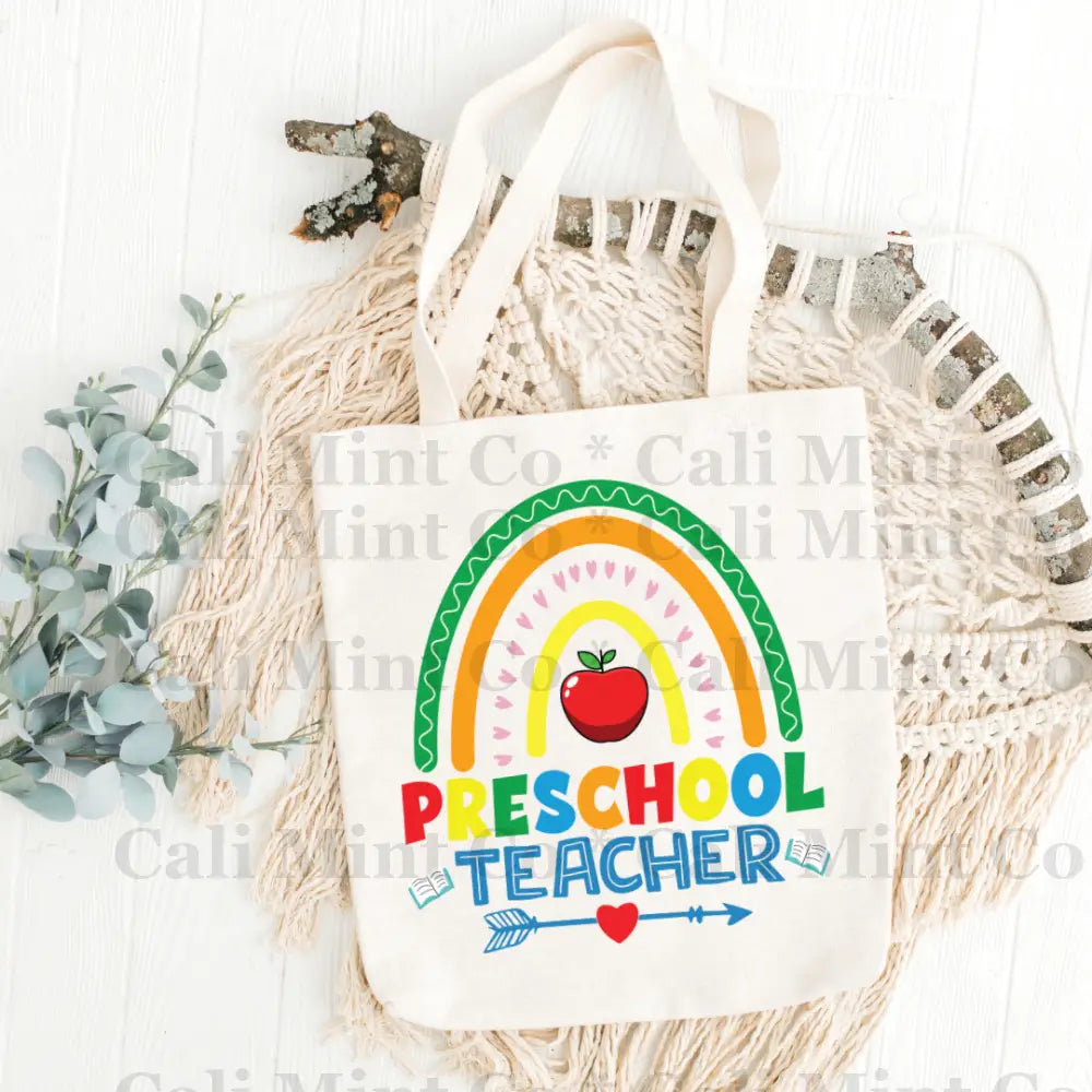 Teacher Preschool Tote Bag