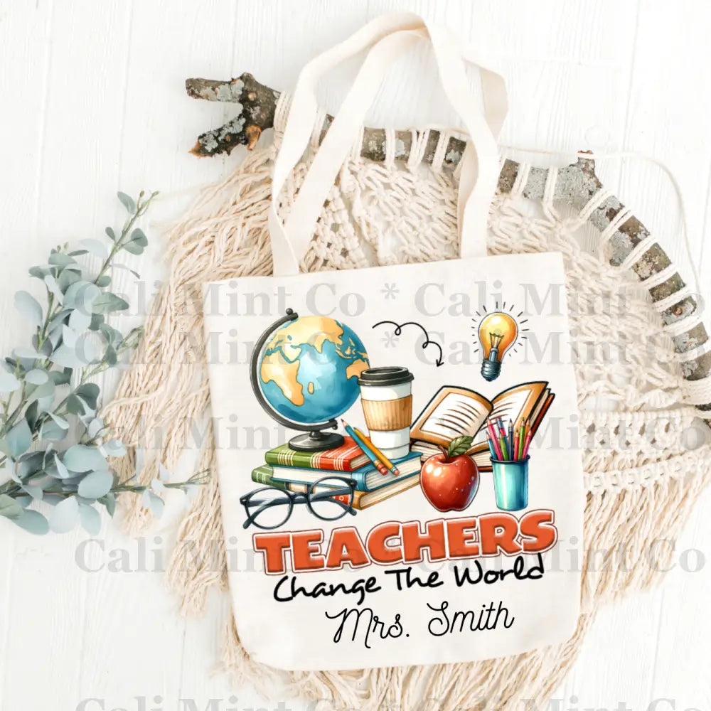 Teachers Change The World2 Tote Bag