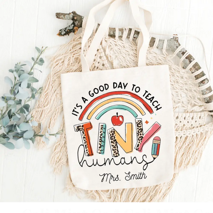Teaching Tiny Humans Tote Bag