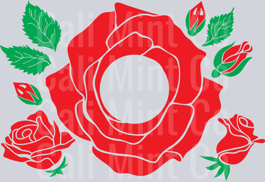 Rose glass can-8