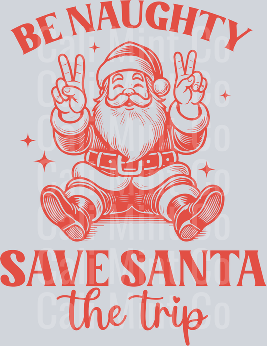 VINTAGE FUNNY SANTA