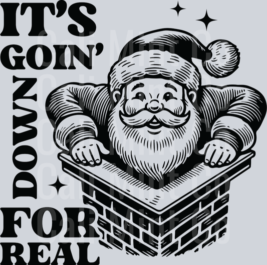 VINTAGE FUNNY SANTA