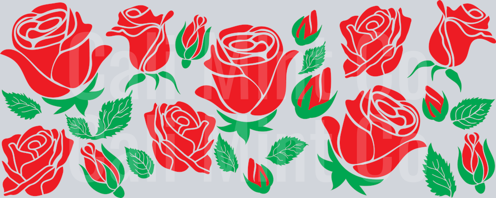 Rose glass can-4