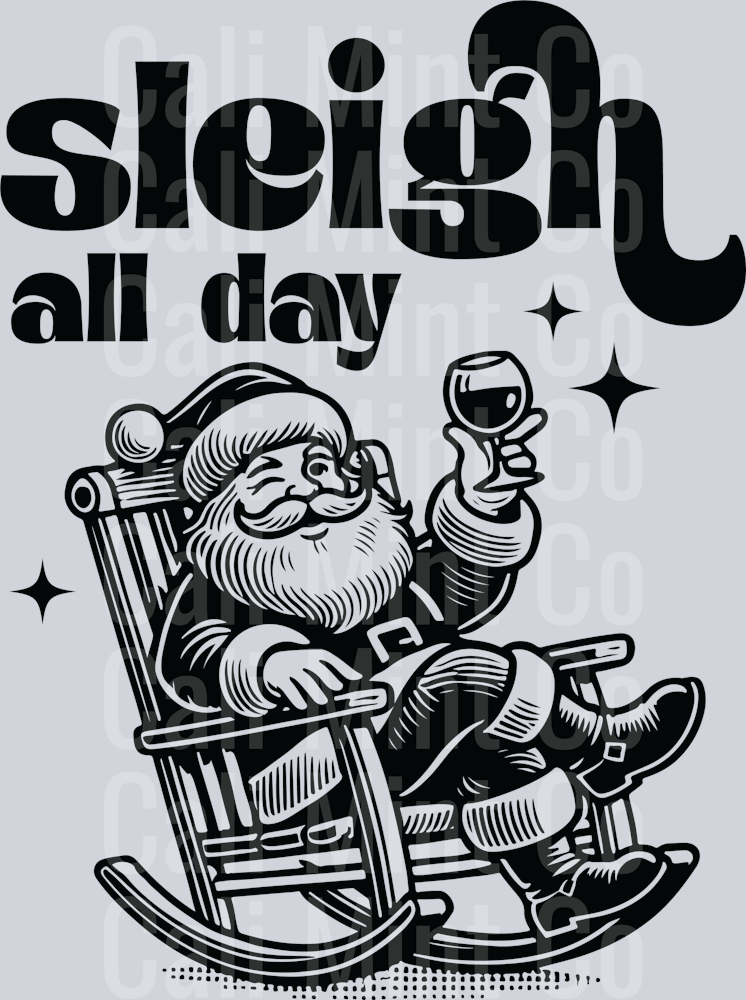 VINTAGE FUNNY SANTA