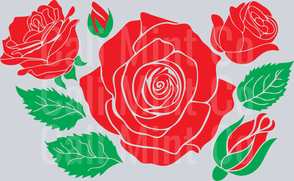 Rose glass can-1