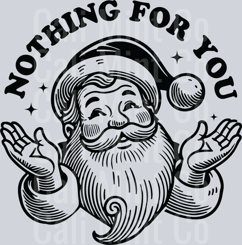 VINTAGE FUNNY SANTA