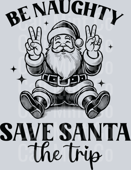 VINTAGE FUNNY SANTA