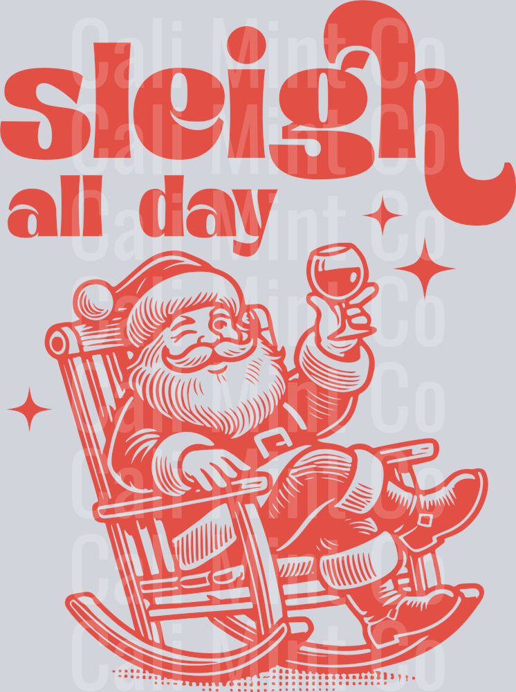 VINTAGE FUNNY SANTA